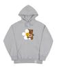 GRAVER [Unisex] Big Flower Bear Smile Hoodie_Gray