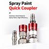 Stainless Steel Spray Nozzle Polished Finish Paint Sprayer Nozzle  for Industrial Painting