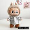 For Labubu Doll Clothes Clothes Hoodies Doll Clothes Color Match Hoodies Dolls Accessories Cute Decoration Little Cloths