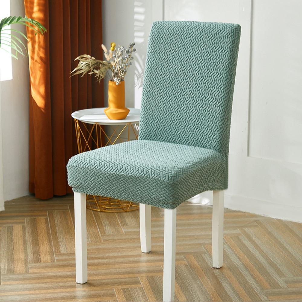 Jacquard Dining Chair Covers Elastic Stretch Universal Seat Slipcovers for Home Decor 1pc 1769₽