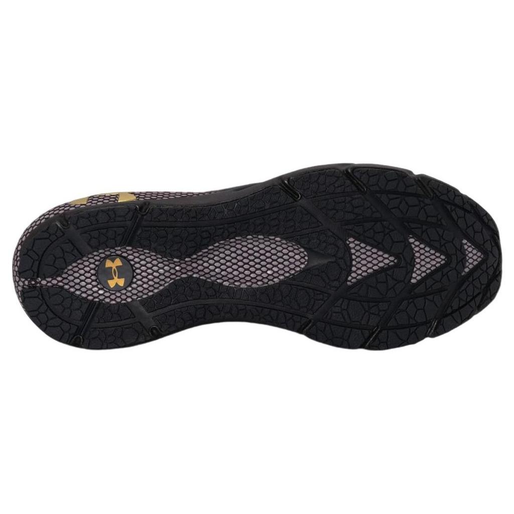 Under Armour HOVR Phantom 2 Round Toe Lace-Up Fabric Mid-Top Running Shoes Men Running Shoes Black 3027023-500
