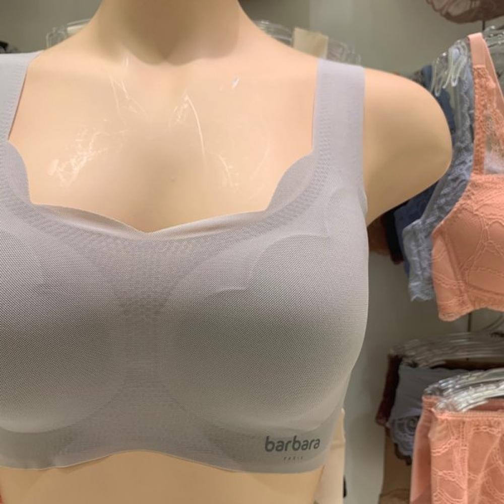 Barbara 3color Simple Seamless Bra Top Abr42600