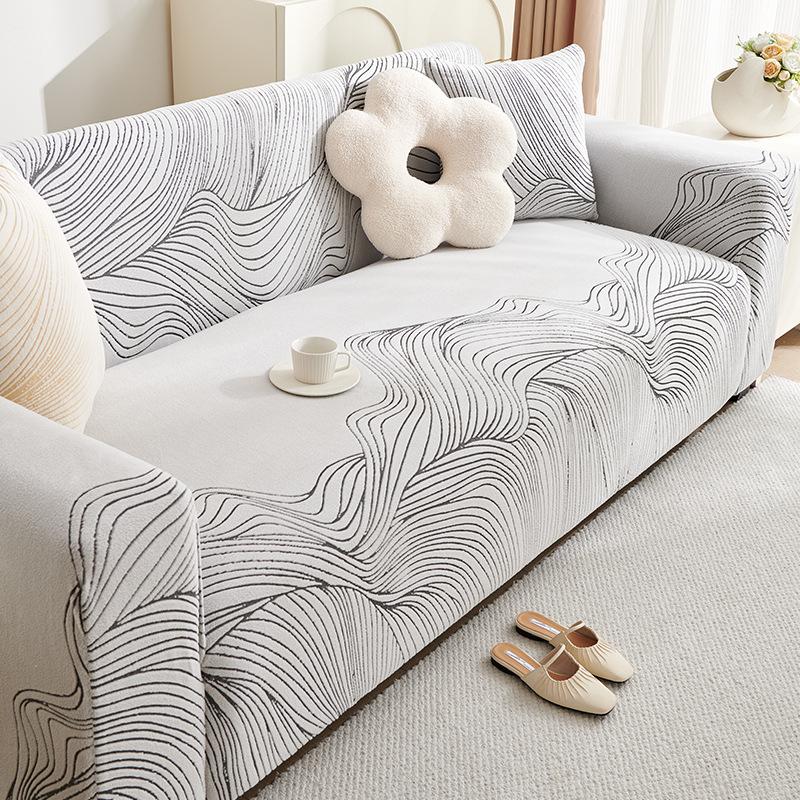 

Бархатный чехол для дивана All-Inclusive, высококачественная подушка для дивана Nordic, полный комплект чехлов, пылезащитная ткань, универсальное полотенце для дивана Four Seasons 90*140cm