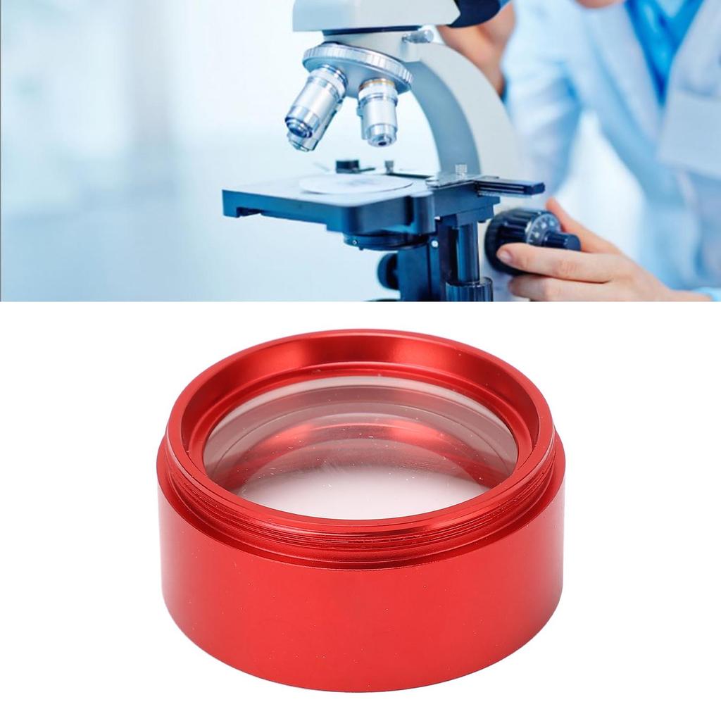 Mikroskop Hilfsobjektiv Hohe Transmission Anti-Blau Stereo-Mikroskop Hilfsobjektiv 0,7X