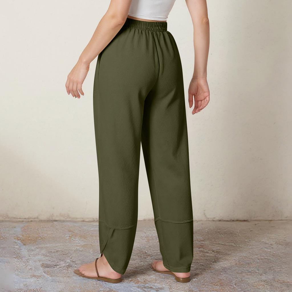 Womens Sweatpants With Pockets Solid Color