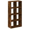 VidaXL Étagère séparatrice de pièce chêne fumé 69,5x29x137,5 cm, étagère, étagère à livres, étagère de rangement, 858025