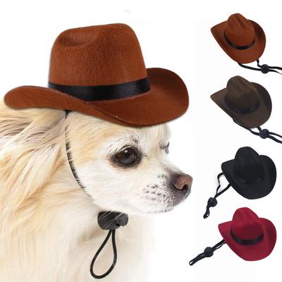 Haustierhüte, Haustierzubehör, Western-Cowboyhüte für Katzen und Hunde