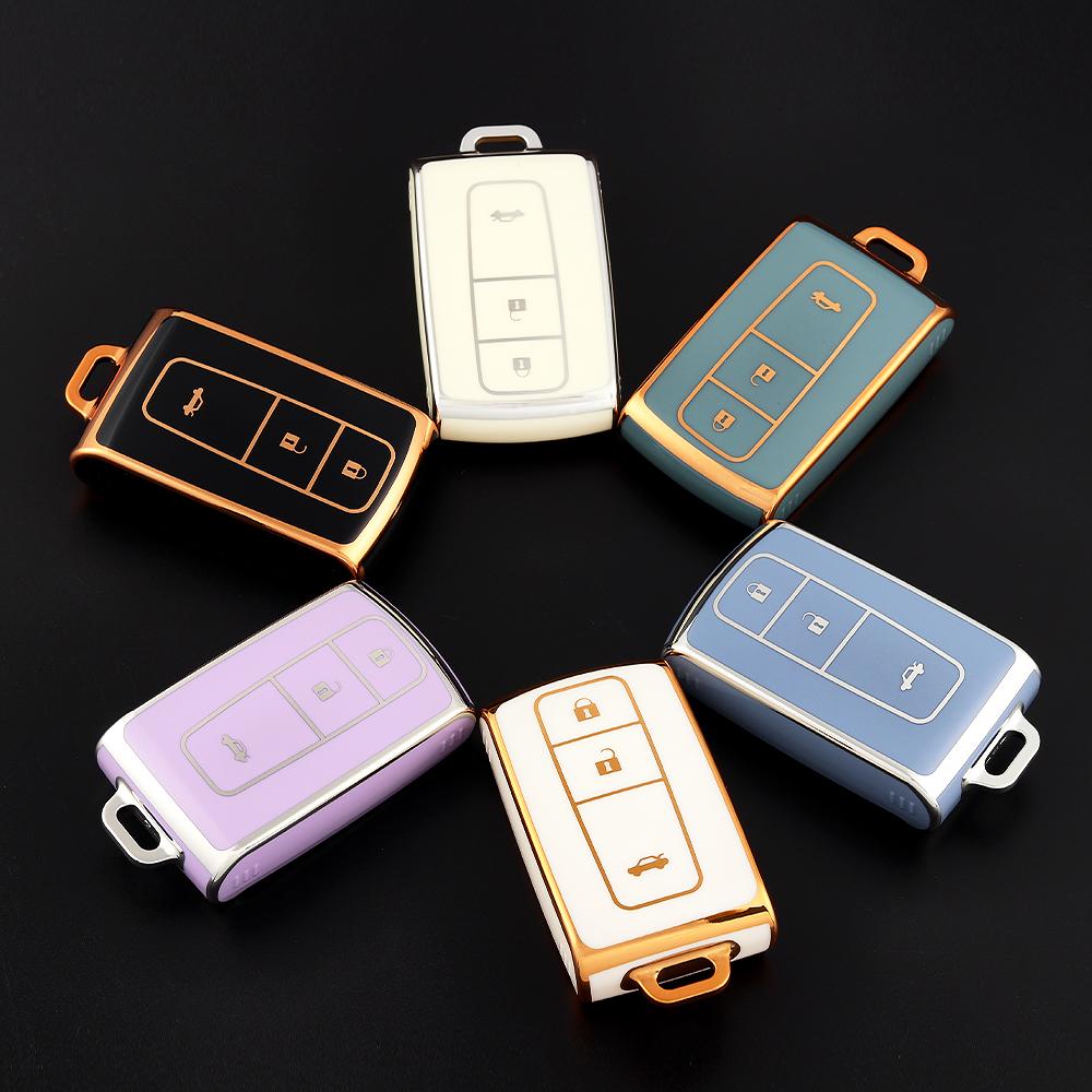 3 Buttons Car Remote Key Case Fob Cover Shell for Toyota Prius 2004 2005 2006 2007 2008 Corolla Verso Camry Key Protector Holder