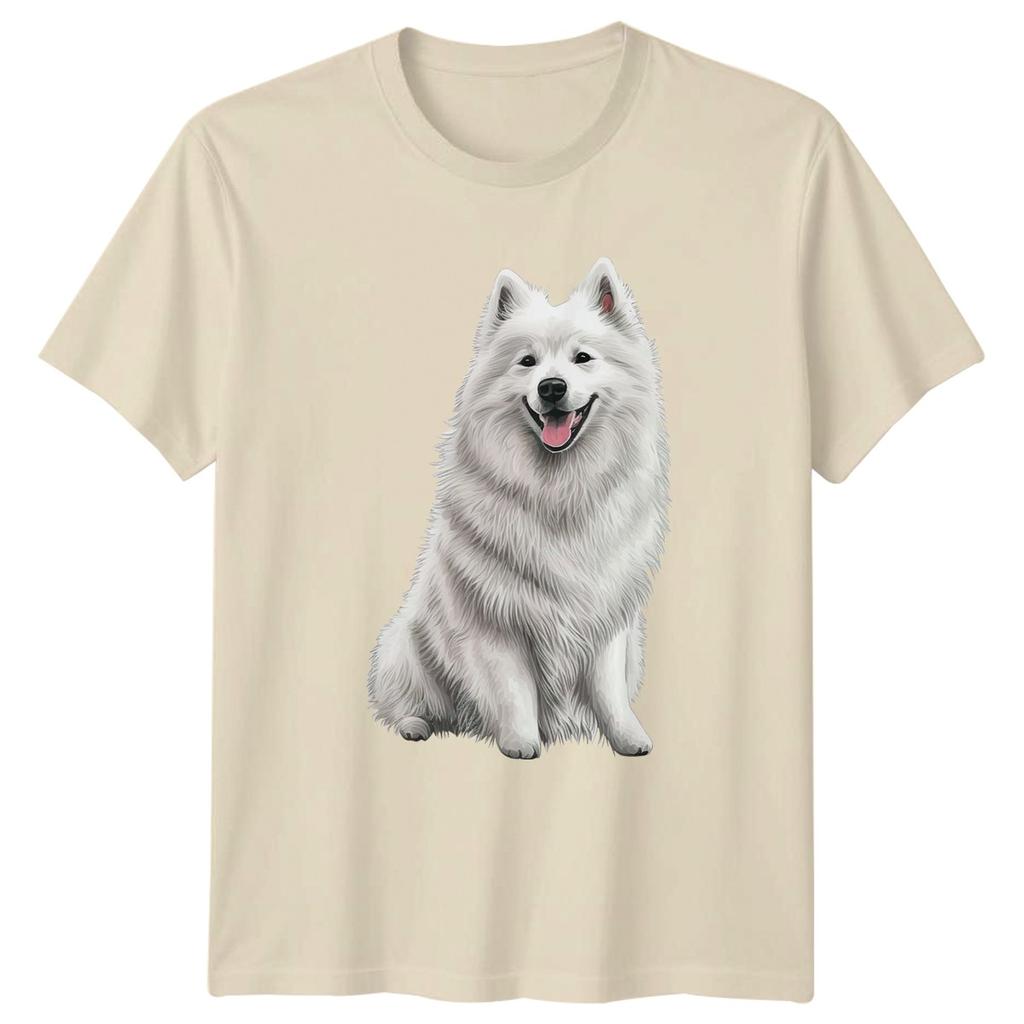Samoyed Dog Animals Dogs Unisexs TShirt Unisexs Tee Graphic Unisex Top