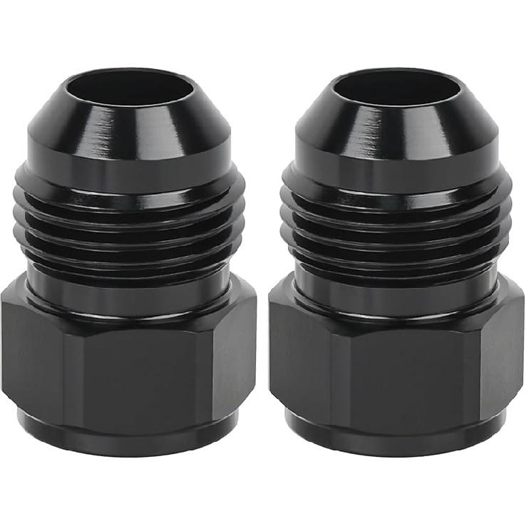 EVIL ENERGY 8AN Female to 10AN Male Flare Reducer Expander Adapter Fitting 2PCS