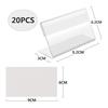 POP Stand Card Holder L Shape Business Card Size 90x60mm Acrylic Stand Exhibition Stand Display Stand Transparent Acrylic Price Card Price Tag Name