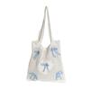 Large Capacity Knitted Shoulder Bag Handmade Weaving Woven Underarm Bag Hollow Out Handbag  Picnic