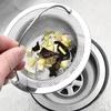 1/2/3Pcs Kitchen Sink Strainer With Handle Stainless Steel Mesh Filter Drain Stopper Food Residue Hair Catcher Prevents Clogs