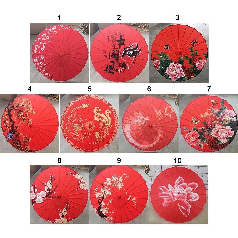 10 Colors Women Decorative Umbrella Costumes Photography Umbrella  Dance Performance