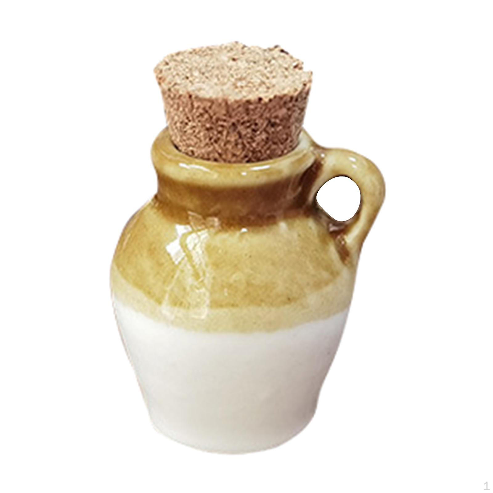 

Miniature Dollhouse Kitchen Tableware Ceramic Pots Accessories for Doll House Life Scenery Model 2.5cm