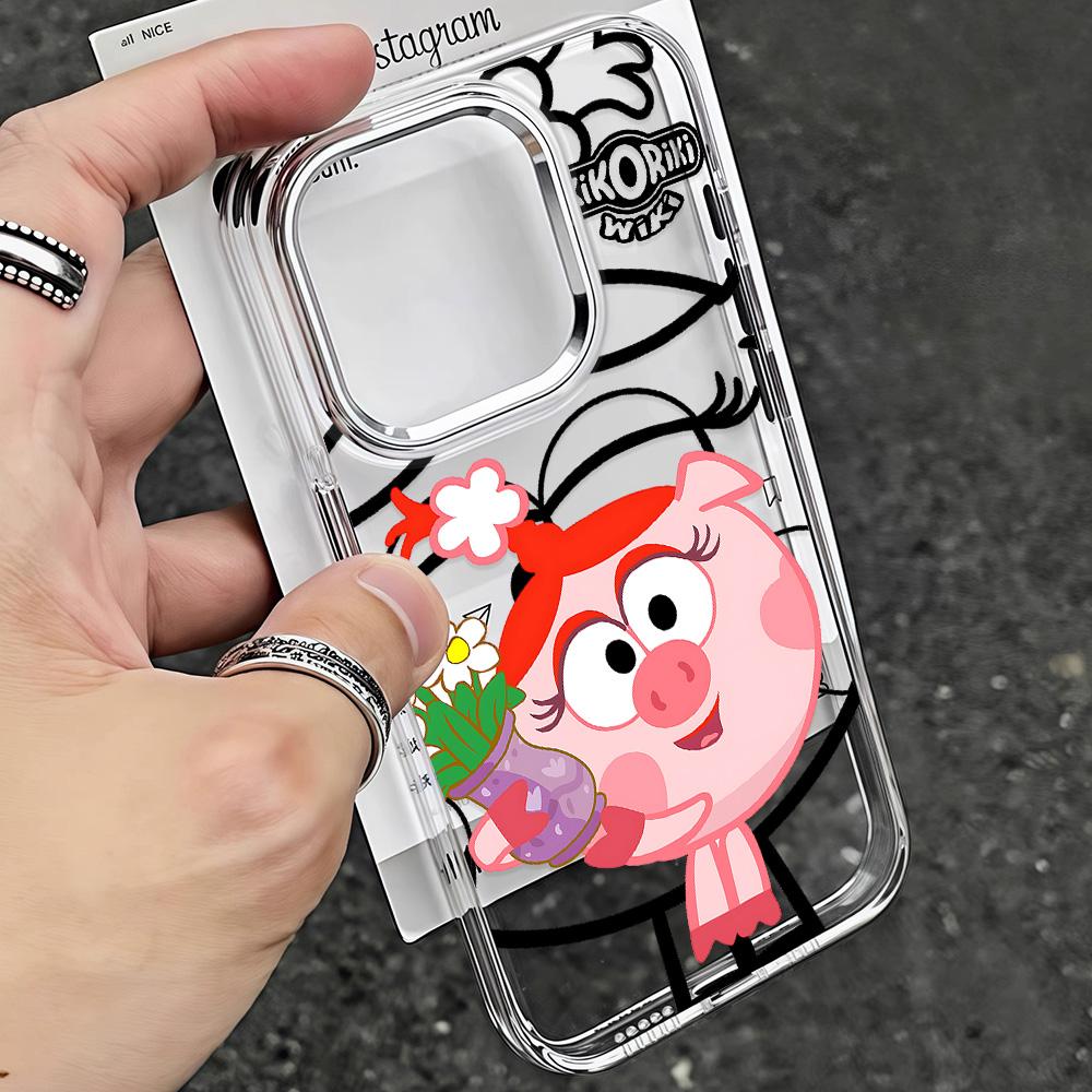 

New KikoRikis Cute Hot Phone Case For Samsung Galaxy S25 S24 S23 S22 S21 S20 Note20 FE Ultra Edge Plus 4G 5G Transparent Cover Samsung S9 Plus