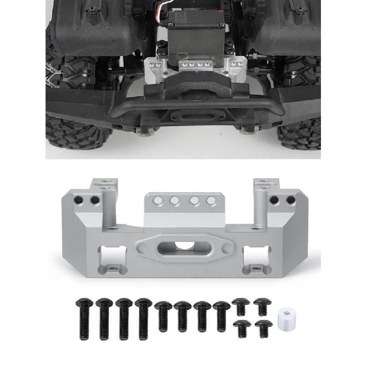 Aluminum Alloy Front Bumper Servo Mount for TRX-4 TRX4 1/10 RC Crawler Car Upgrade Parts Accessories"