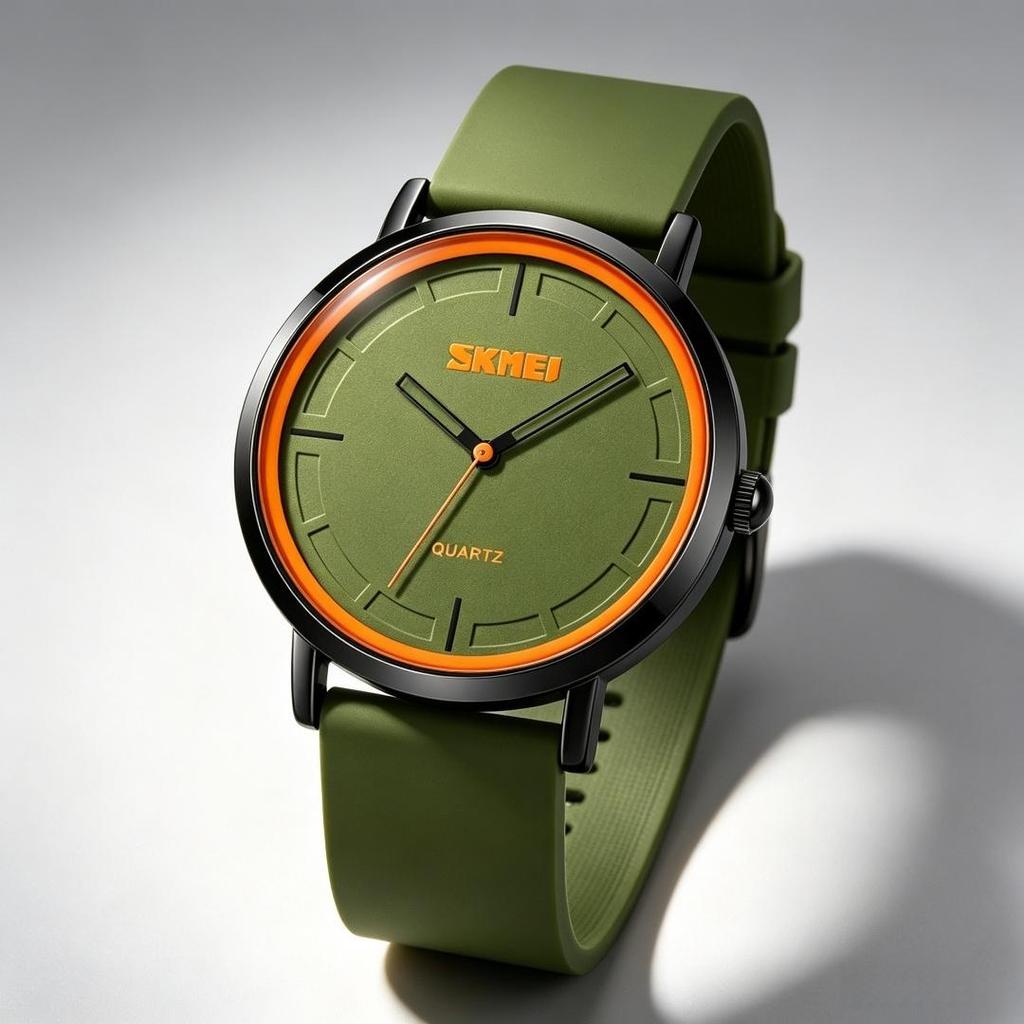 Unisex Quarz Uhr SKMEI Leise Schule 30M Wasserdicht 2050