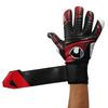 uhlsport Match Soccer GK Keeper Gloves Power Line Super Soft Half Negative 1011308 01 9 Black x Red x White