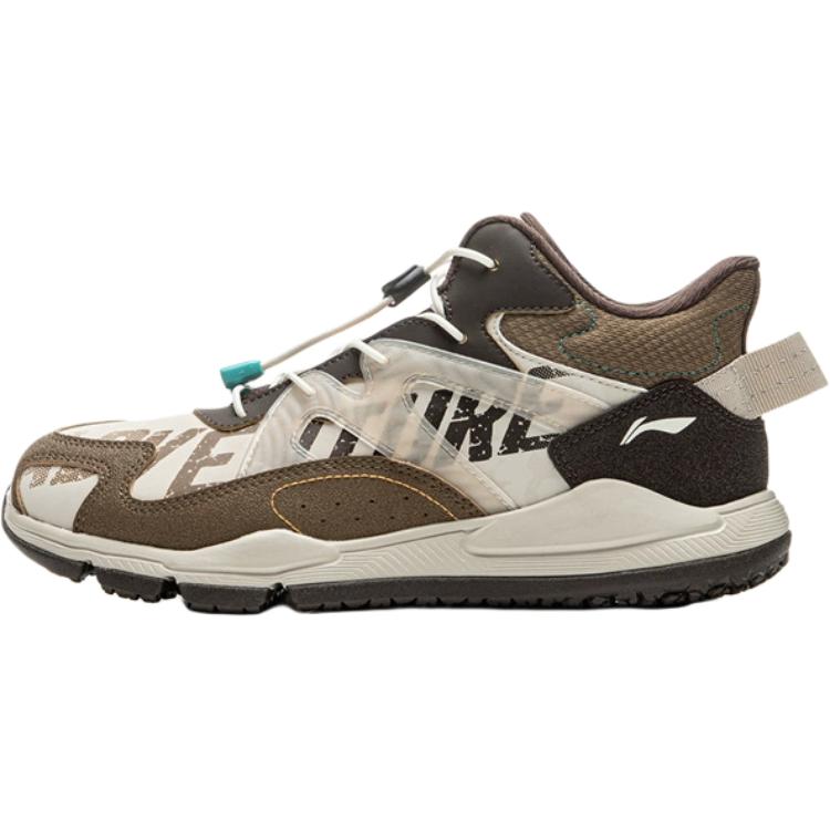 

Li Ning Детские кроссовки из синтетической кожи Yanluan Lite Удобные Модные Нескользящие Износостойкие Полувысокие Уличные Кроссовки Детская обувь Серо-коричневые YKEU016-1 36