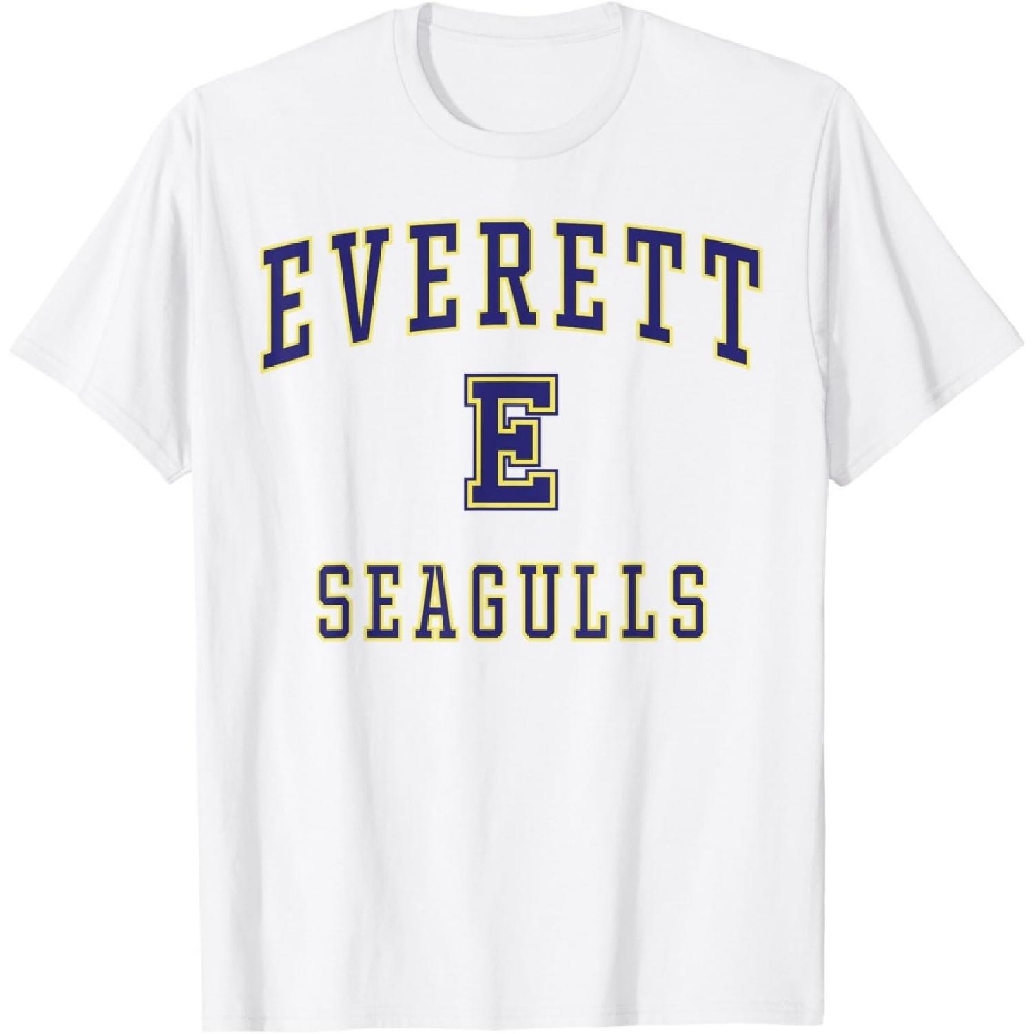 Everett High School Seagulls T-Shirt XXXXXL белый