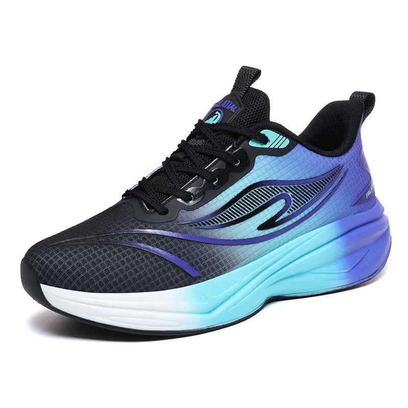 Lightweight cushioning comfortable low-top sneakers racing running shoes outdoor high-elastic training sneakers