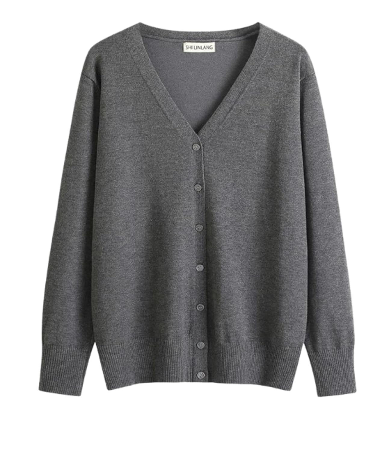 

Riaminy Office Простой Однотонный Длинный Удобный Темный Женский Кардиган, Вязаный, Свитер, Весна, Осень, Зима, Повседневный, Деловой, Цветной, Стильный,