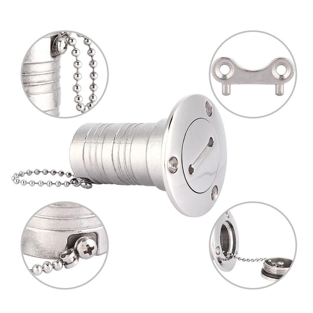 316 Stainless Steel Marine Boat Deck Fuel Boat Deck Fill Filler (1 1 2# 38mm)