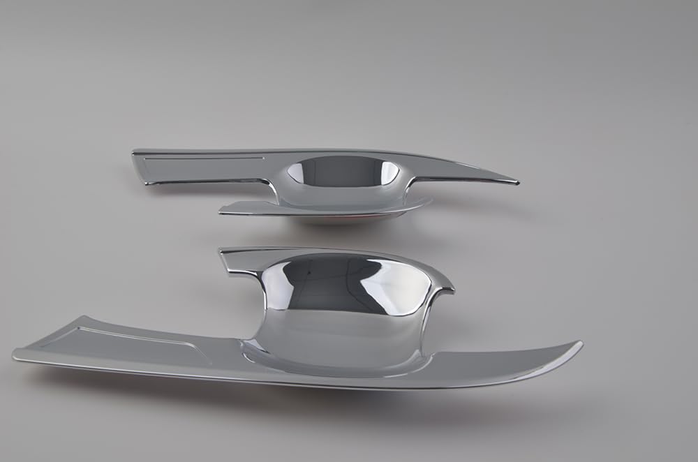 Türgriffabdeckung, Türschalenabdeckung, Seitenzierleiste, Schutzabdeckung, Zierleiste, Custom-Teile, (Silber)