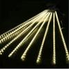 Outdoor Solar Meteor Shower String Lights - Holiday Decoration for Trees & Streets