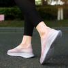 Fashion Ladies Sneakers Casual Shoes Mesh Round Shap Air Cushion Color Matching Breathable Non Slip Women Flat Large Size 44