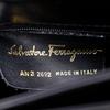 Salvatore Ferragamo Gancini Shoulder Bag Black Calfskin Women Used
