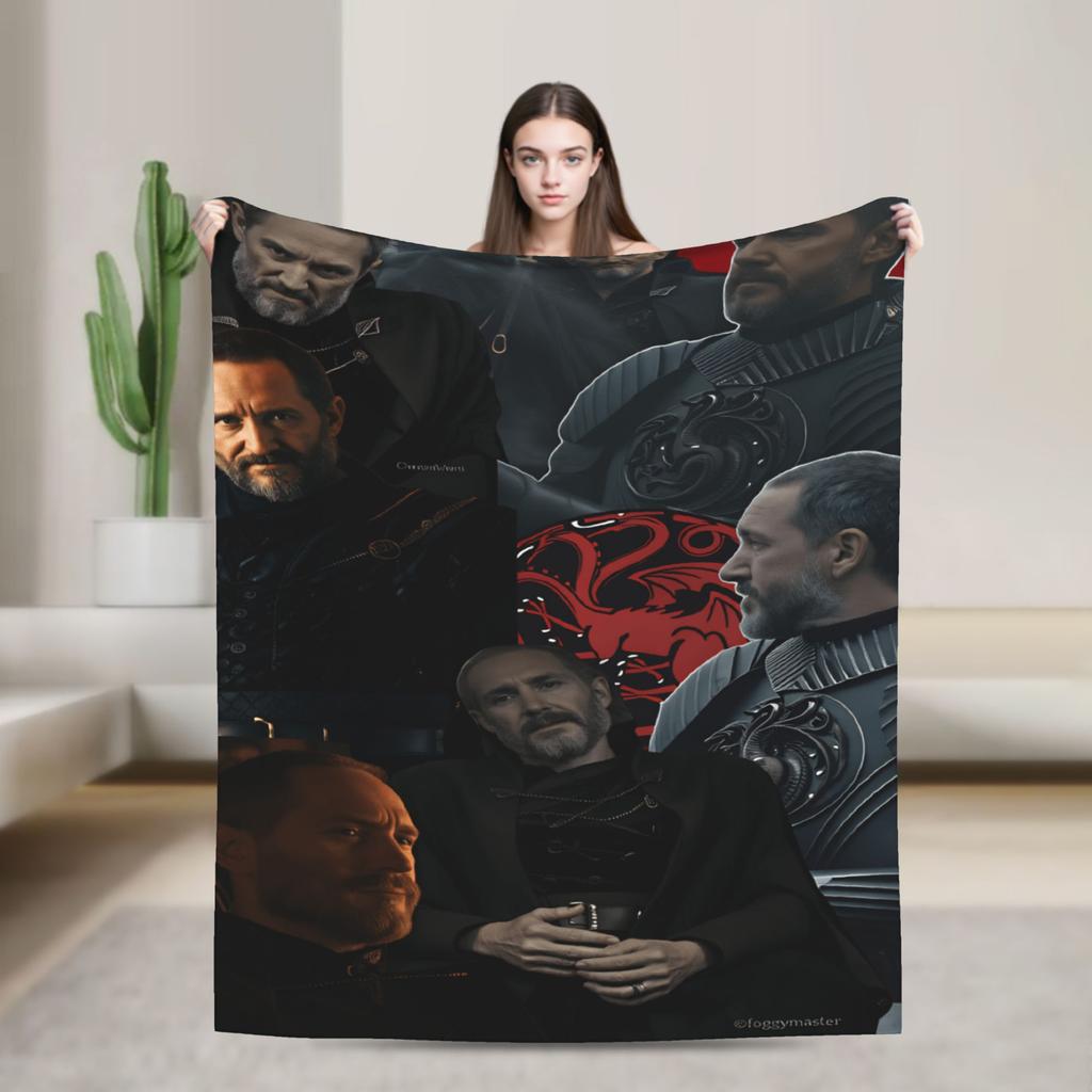 Baelor Targaryen Blanket Warm Soft Print Plush Bedding Throws For Children Couch Bed Flannel Bedspread Bed Cover