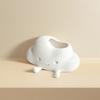 Cloud Shaped Storage Holder, Cute Smiling Face Decor, Multi-Functional Organizer for Pen Succulents & Makeup Brush, Compact Ornament for Desktop Decor