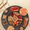 Foldable Multi-functional BBQ & Tea Table with Grill Net - 9 Piece Set
