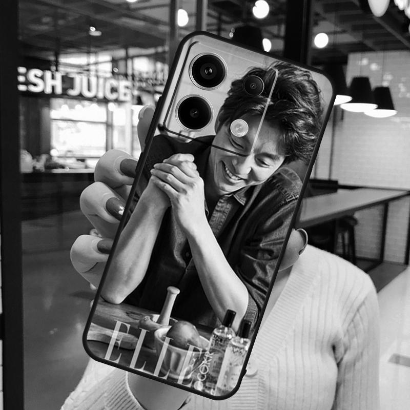 Korean Actor Gong Yoo Case For Xiaomi Redmi Note 12 11 9 10 13 Pro Plus 12S 11S 10S 9S Redmi 13 10C 12C 13C Cover