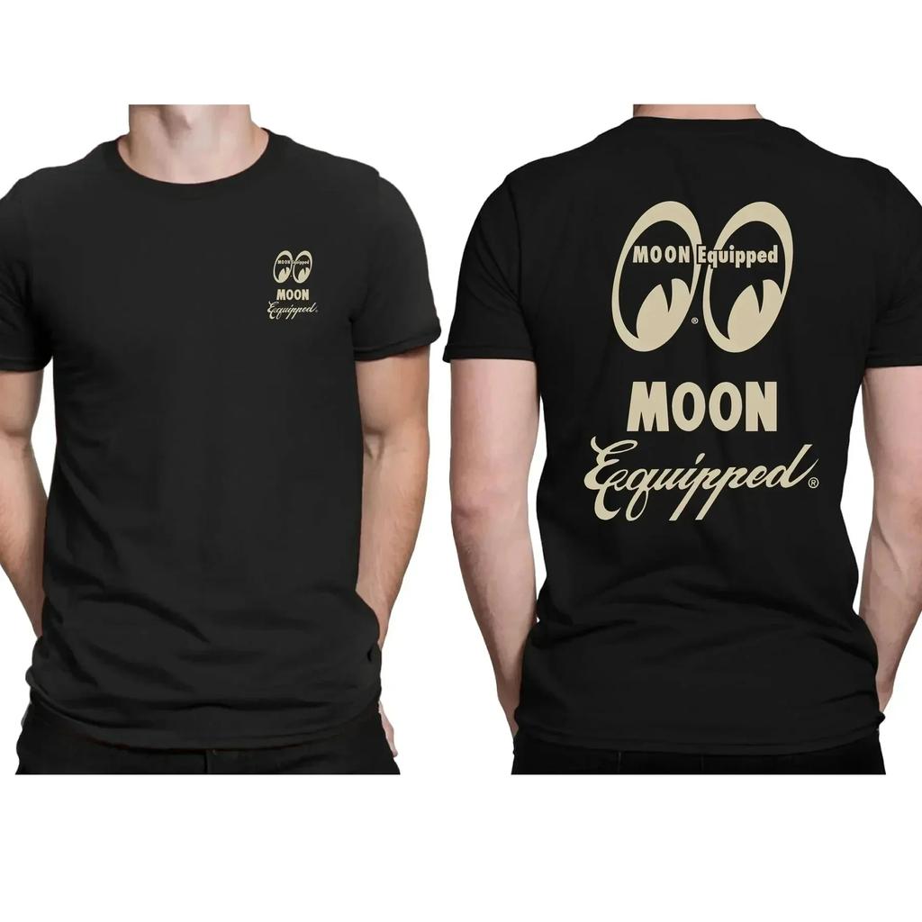 T-shirt Men's Awesome T-shirt Men's T-shirt Casual Oversized Mooneyes Moon Gear Speed Cotton T-shirt Graphic Street wear S-4XL
