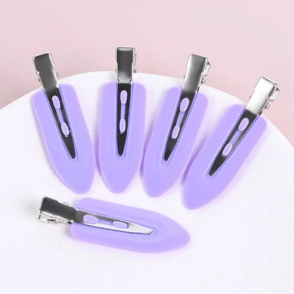 Korean Seamless Hair Clip Solid Color Bangs Clip Broken Hair Clip Super Fairy Makeup Hair Clip No Damage To Hair Side Hair Clips