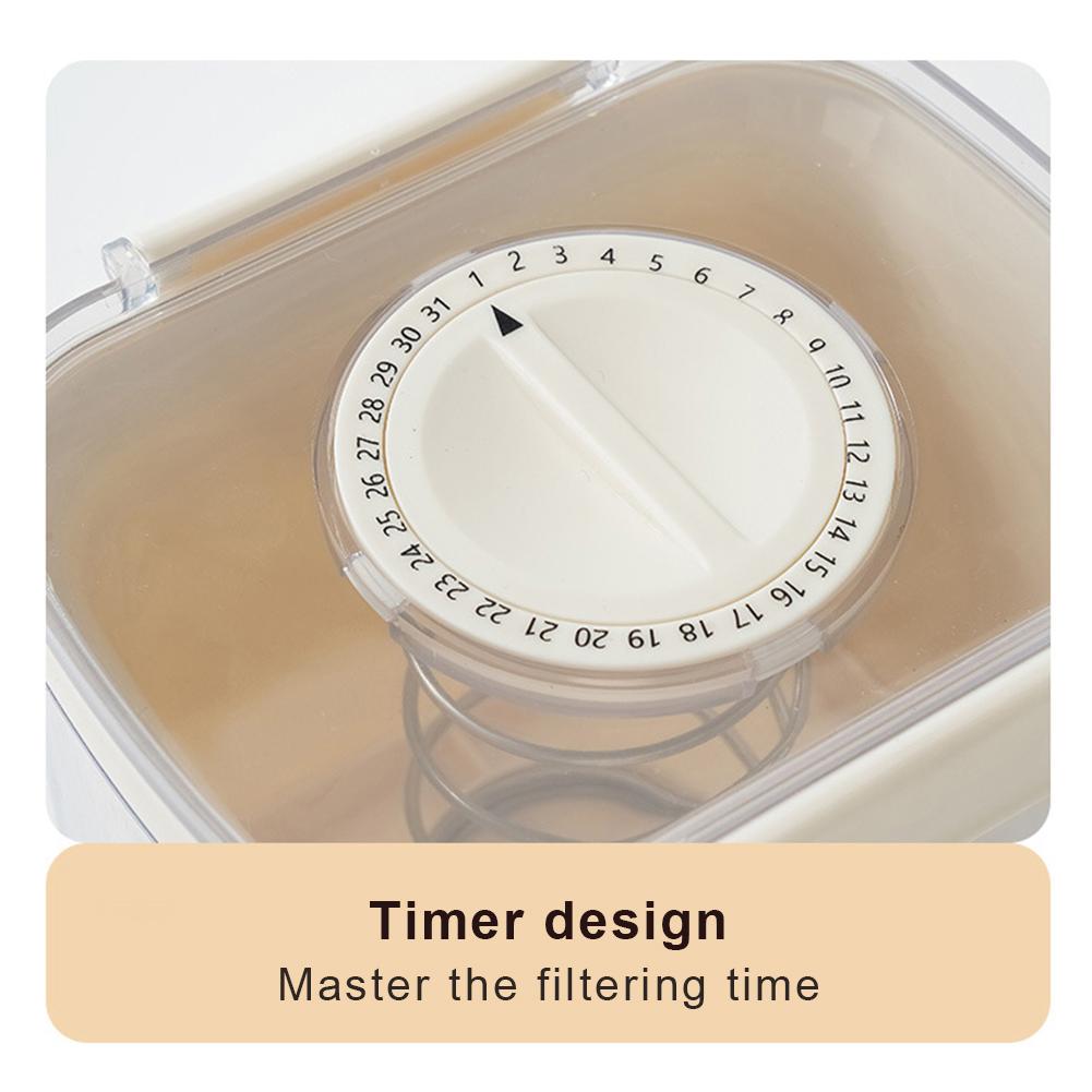 Joghurtbereiter Joghurtfilter Selbstgemacht Griechischer mit Deckel Käse Feuchtigkeitsabscheider Mit Extrafeinem Maschensieb Edelstahlsieb