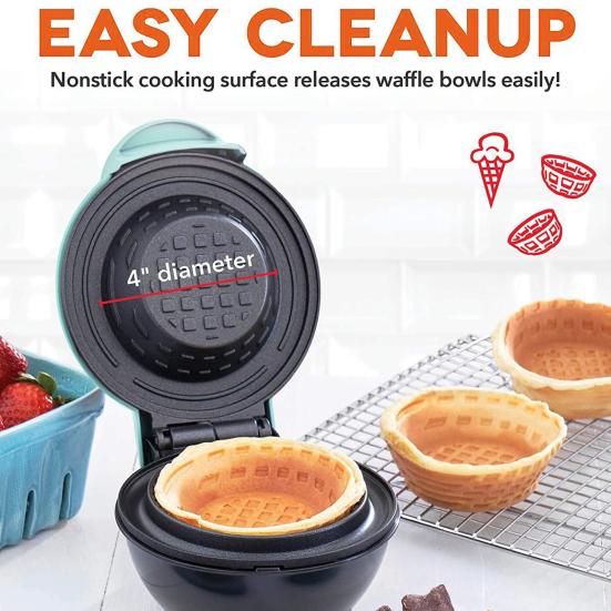 Mini Waffle Maker Electric Cake Maker with Nonstick Surface Fast Heating Pancakes Maker