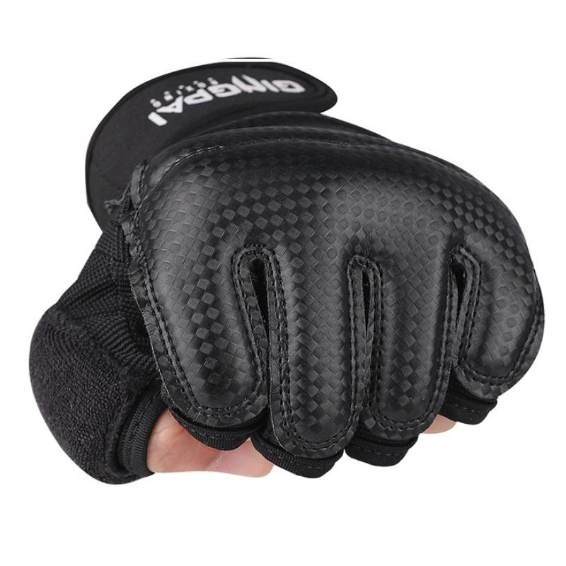 Boxing Gloves Men Half Finger Gloves for Kids Adlut Kick Boxing Taekwondo Hand Guard Sanda MMA Muay Thai Gloves