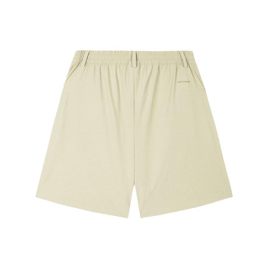 Anta Champion Outdoor Series Solid Color Mid-Rise Breathable Versatile Straight-Cut Cargo Shorts Women Shorts Toffee-Yellow 162420512-3