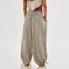 2023 Bestselling Women's Casual Solid Tie-Up Wide Leg Pants with Pockets