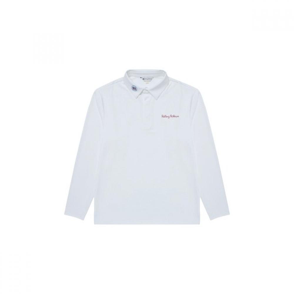 Rolling Rollie W Focus Collared T shirT Cream M