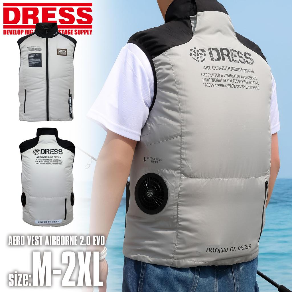 Dress AIRBONE EVO L Aero Vest with Summer Fishing Vest Set for Men and Women 2.0 Fan,