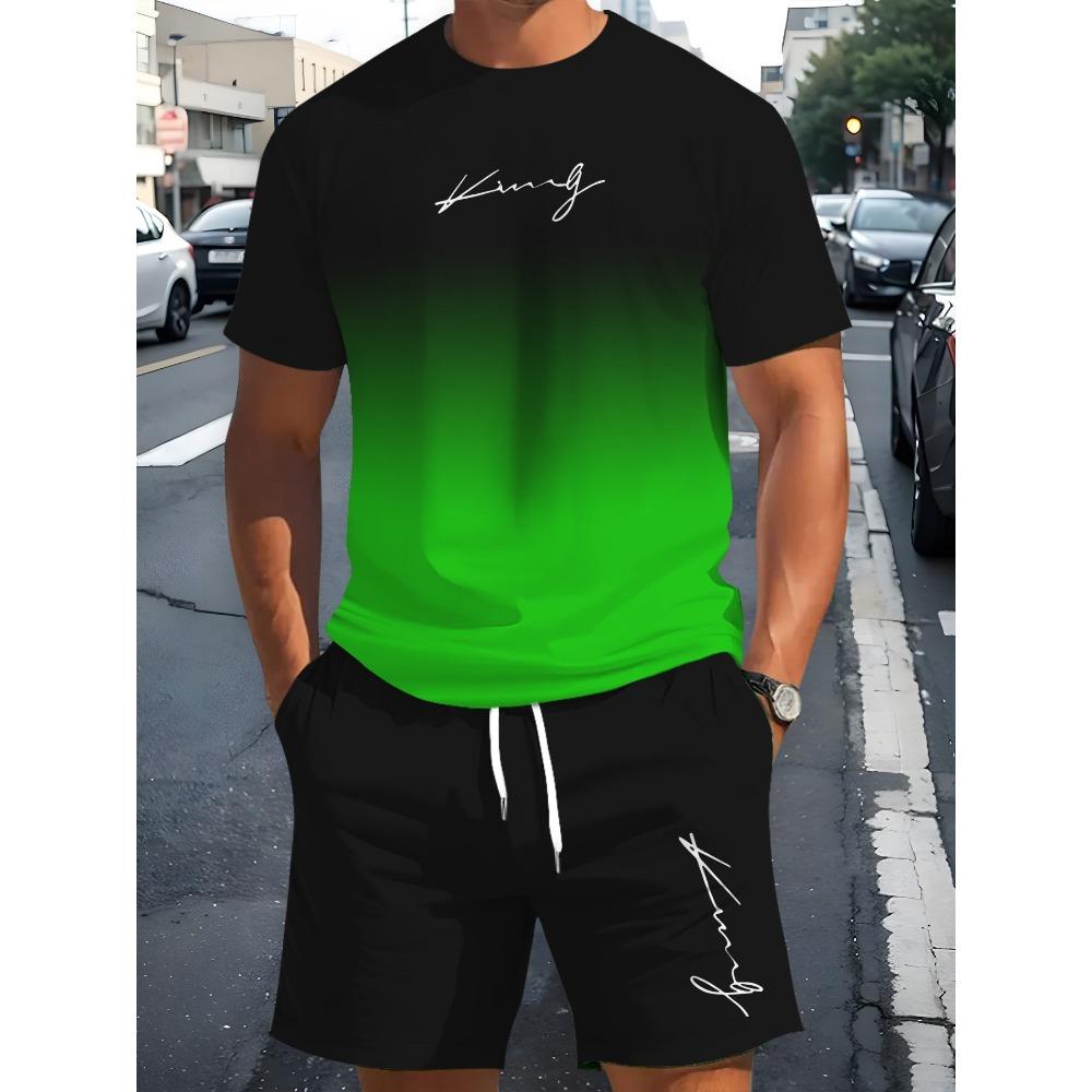 Men's suit gradient color