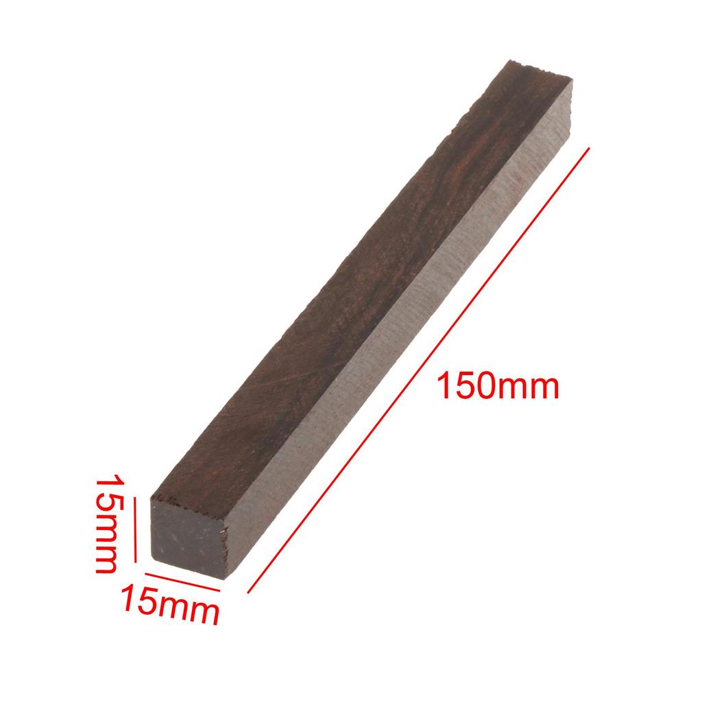 Black Ebony Lumber Project Block for Music Instruments Wood Blank Ebony Blank Knife Scale for Wood Carving Crafts Guitar Parts
