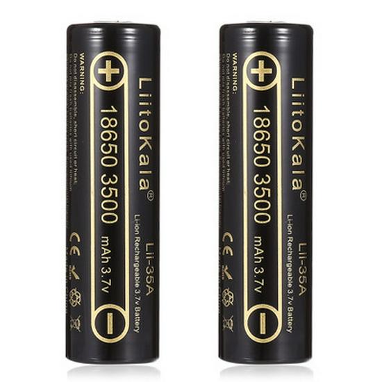 LiitoKala Lii-35A 18650 3500mAh 3.7V Rechargeable Lithium Battery