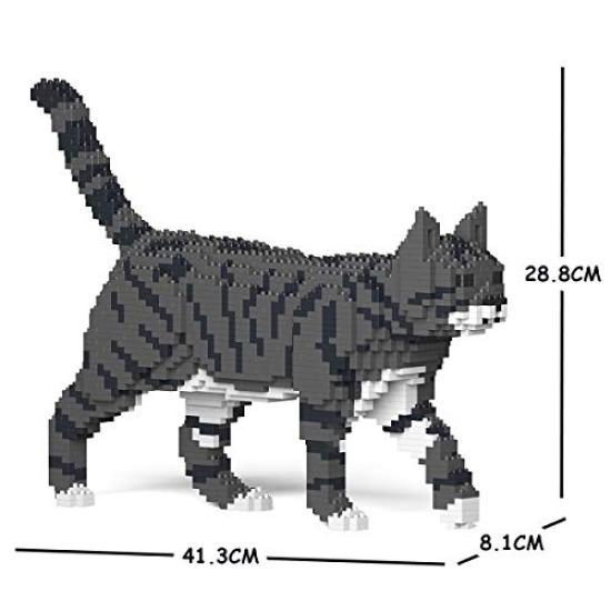 JEKCA Jecca block tabby cat gray Sculptor 03S-M02