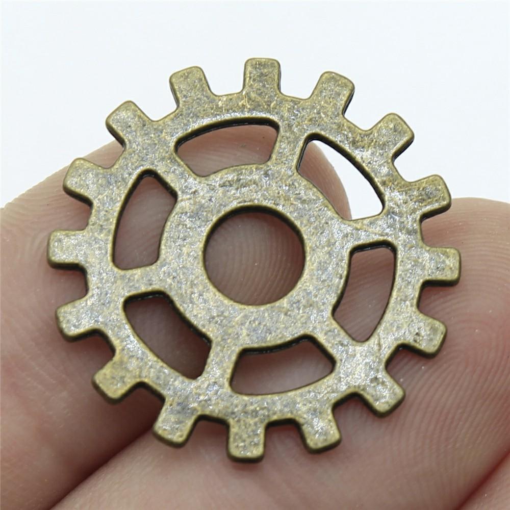 10pcs Big Size Alloy Charm Mechanical Steampunk Cogs & Gears Diy Accessories For DIY Jewelry Making